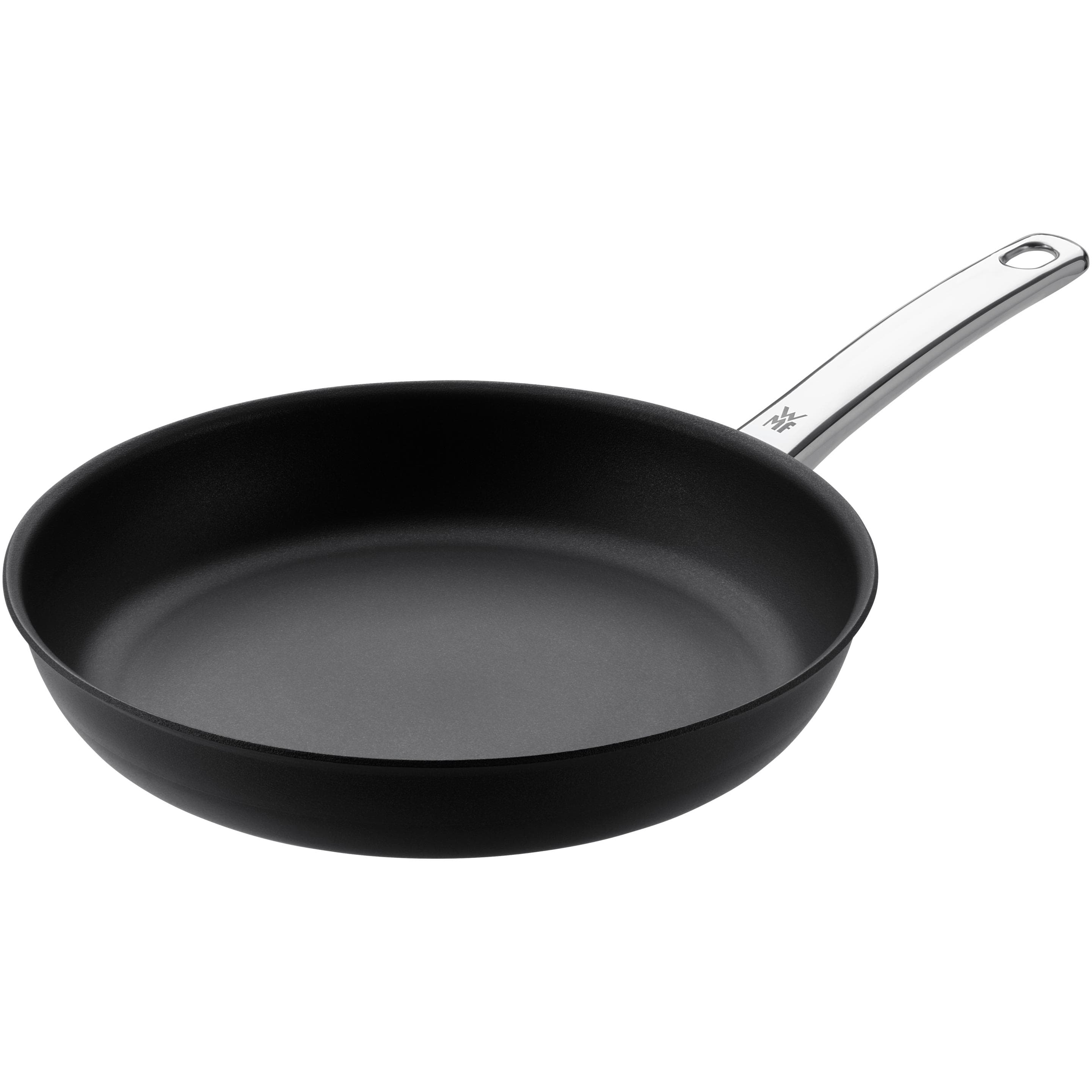 WMF Poêle à steak professionnelle 24cm (1771246021), aluminium, revêtement antiadhésif - PTFE, Poêle + casserole, Noir