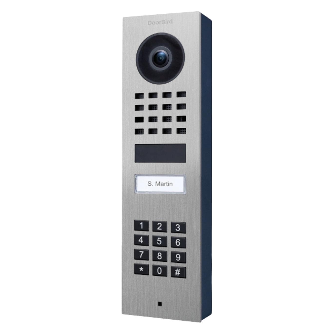 Doorbird, Sonnette + interphone, D1101KV Portier Vidéo IP en saillie V2A WLAN, Bluetooth Acier inoxydable (brossé) (Bluetooth Faible consommation,