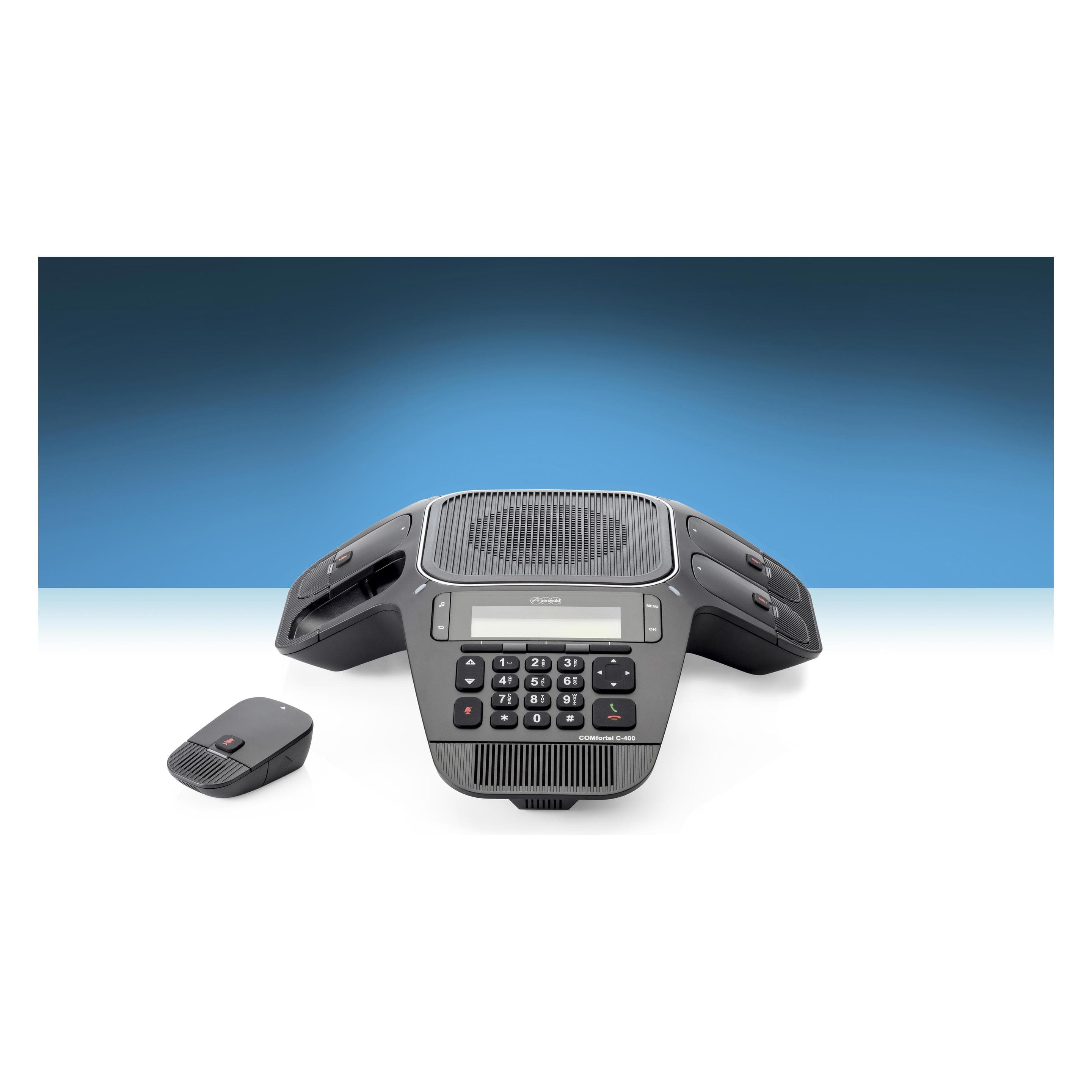 Auerswald COMfortel C-400, Téléphone, Noir