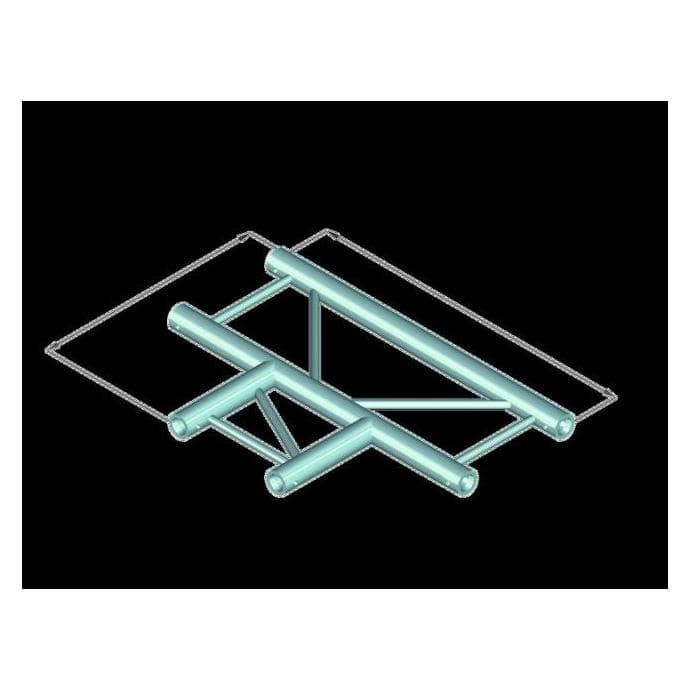 Alutruss DECOLOCK DQ2-SPAT35H Té à 3 voies 90° sw, Technique d'éclairage : montage, Noir