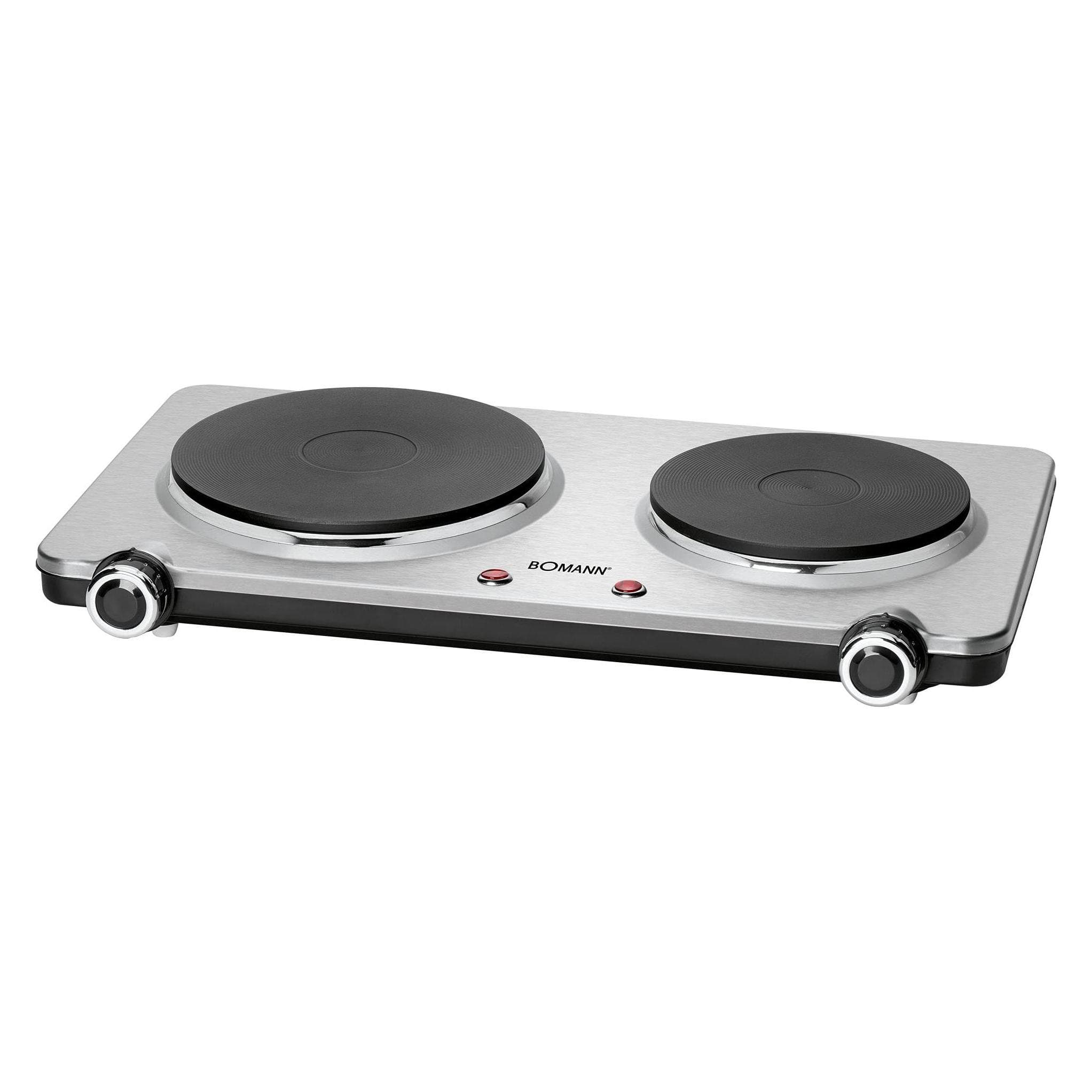 Bomann DKP 5033 E CB, Plaque de cuisson amovible, Noir, Argent