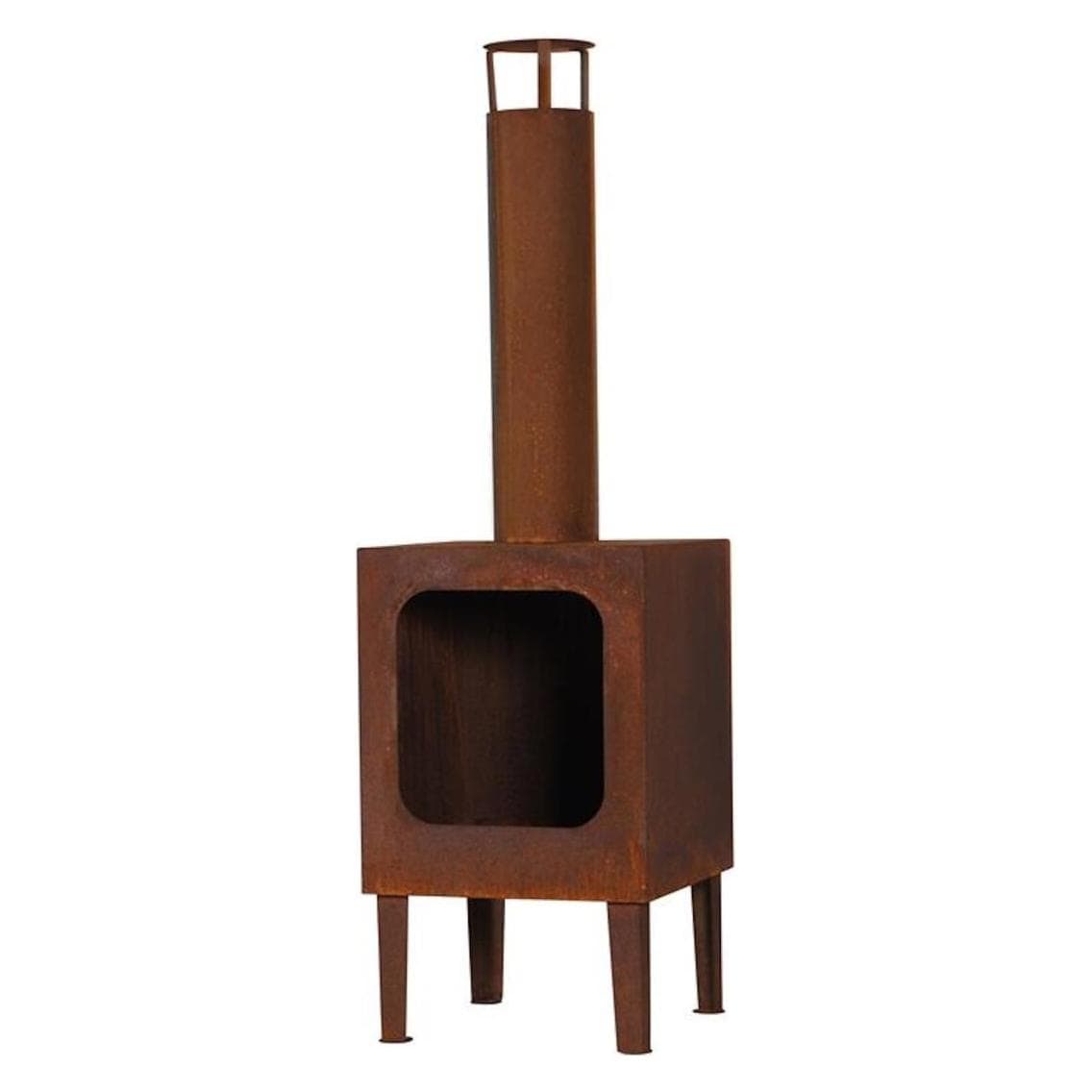 Markone, Cheminée extérieure, Gartenkamin 200-3 (Rost): 35 x 35 x 115 cm