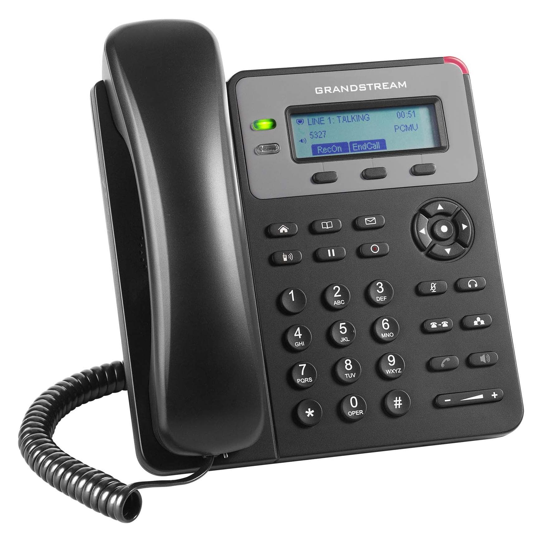 Grandstream GXP1610, Téléphone, Noir