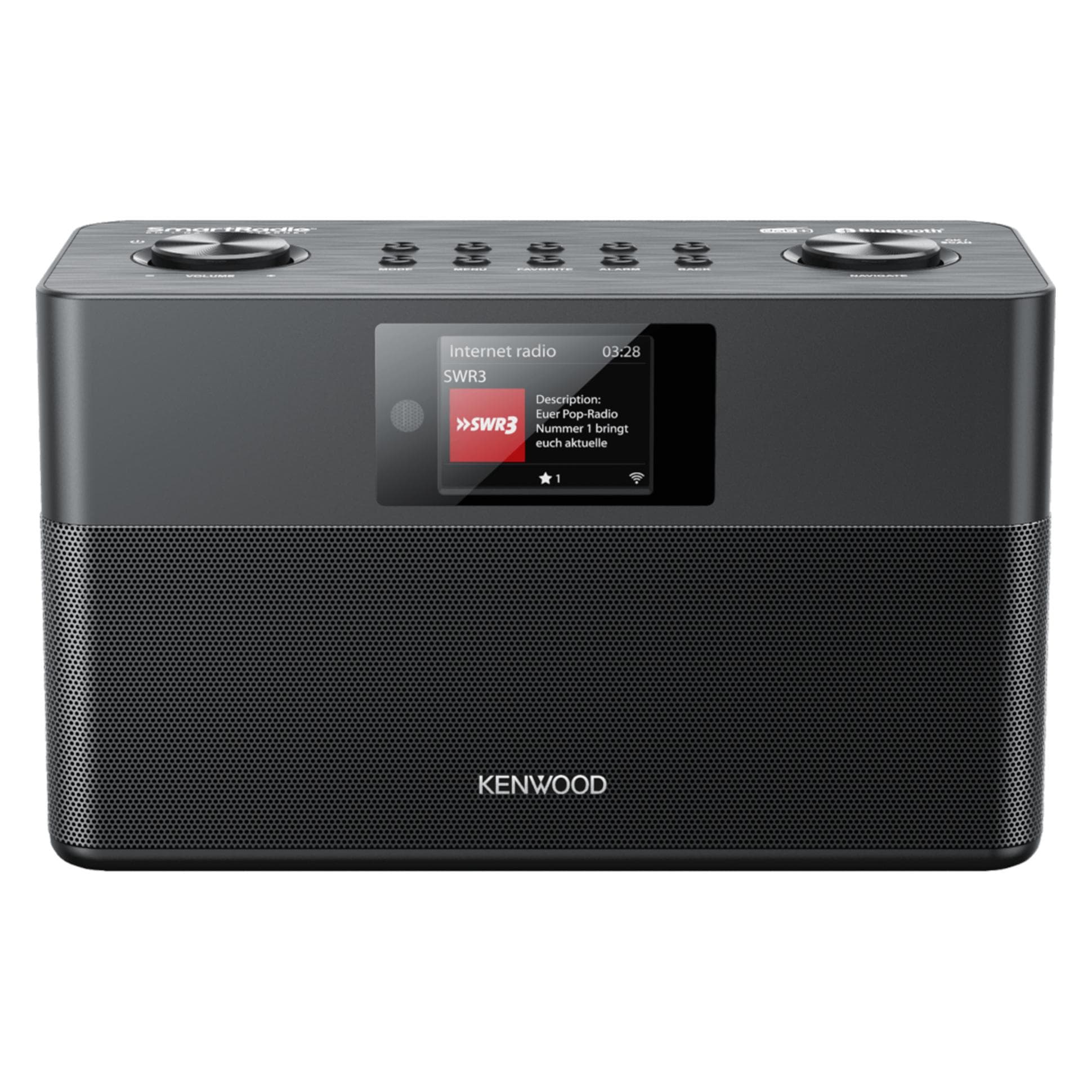 Kenwood CR-ST100S (DAB+ DAB, FM, Bluetooth, WiFi), Radio, Noir
