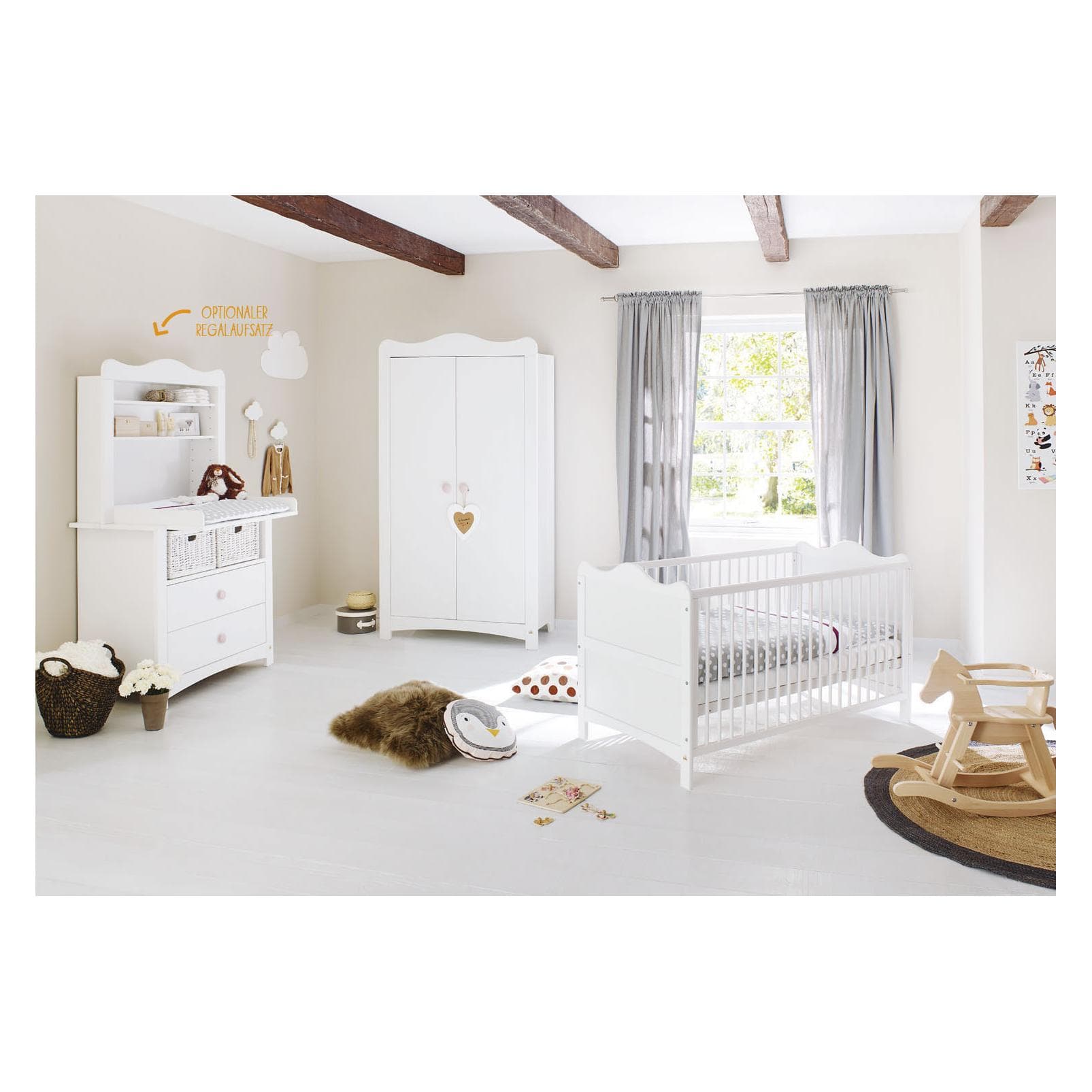 Pinolino, Chambre complète pour bébé, 100023BR (Armoires pour enfant, Unité de changement)