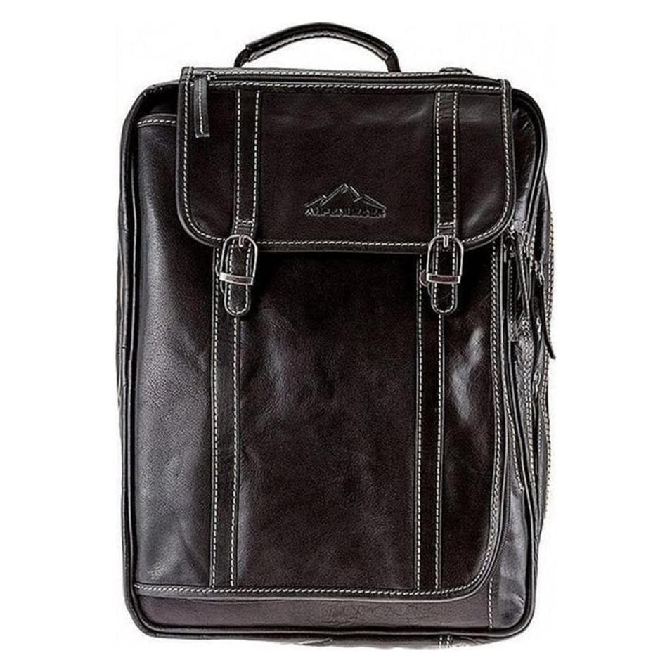 Alpenleder Sacoche pour ordinateur portable Allgäu Ebony 17 (17"), Sac pour notebook, Noir