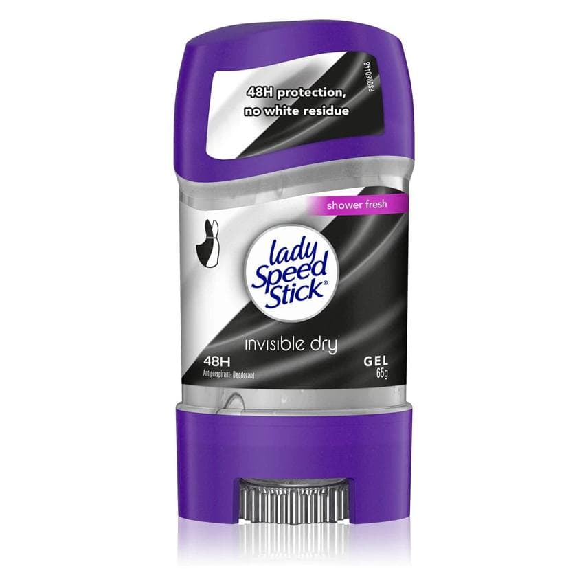Lady Speed Stick, Déodorant, Dezodorant w żelu Invisible Dry 48H 65 g (65 g)