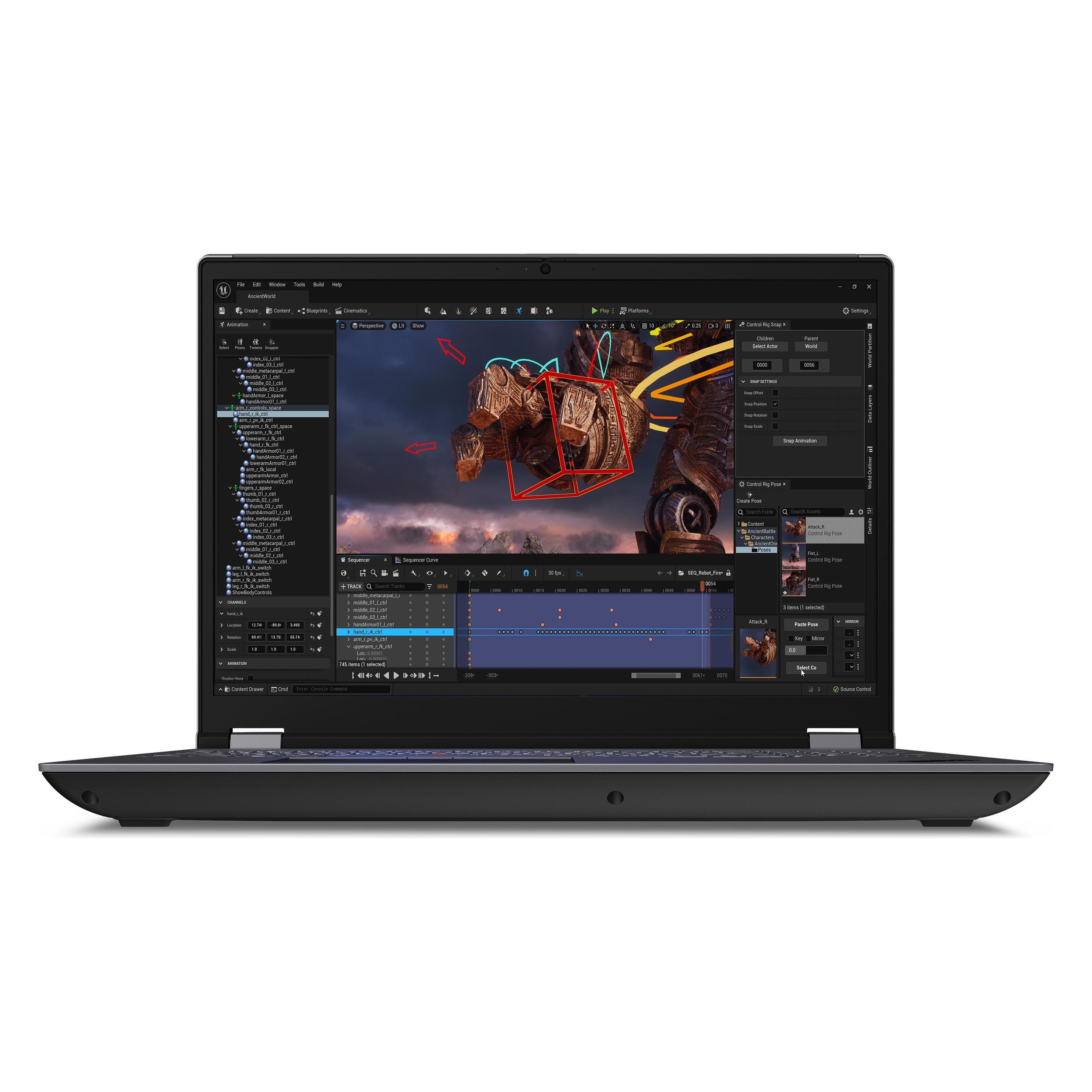 Lenovo ThinkPad P16 Gen 2 (16", 1000 Go, 32 Go, DE, Intel Core i7-13700HX), Ordinateur portable, Gris
