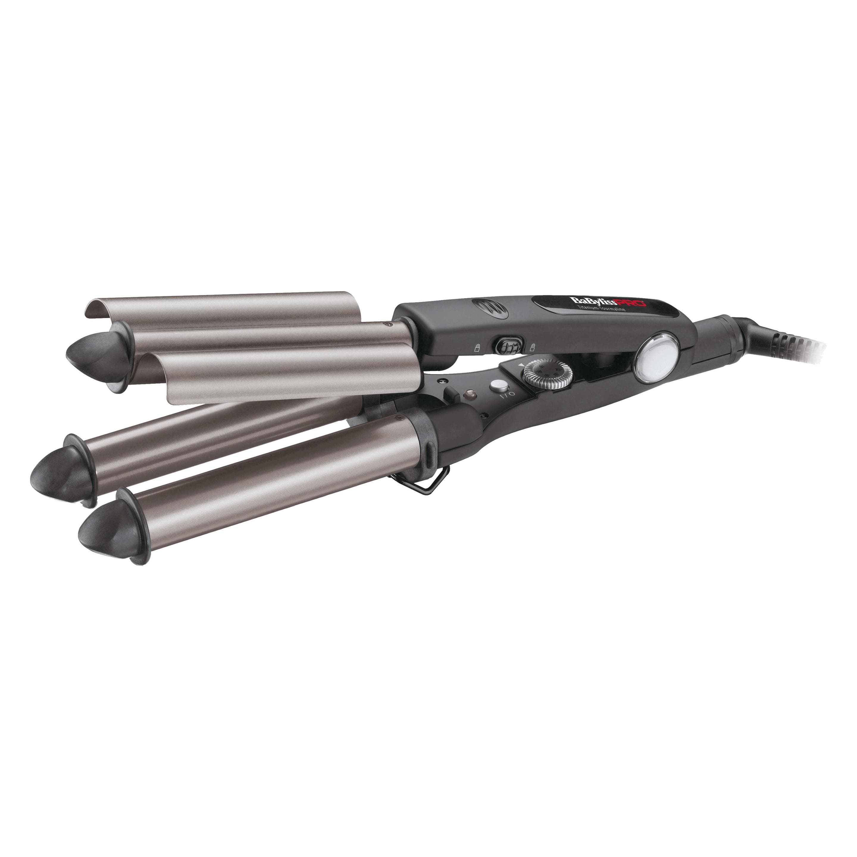 BaByliss Pro, Fer à friser, Titanium Turmalin fer à onduler triple