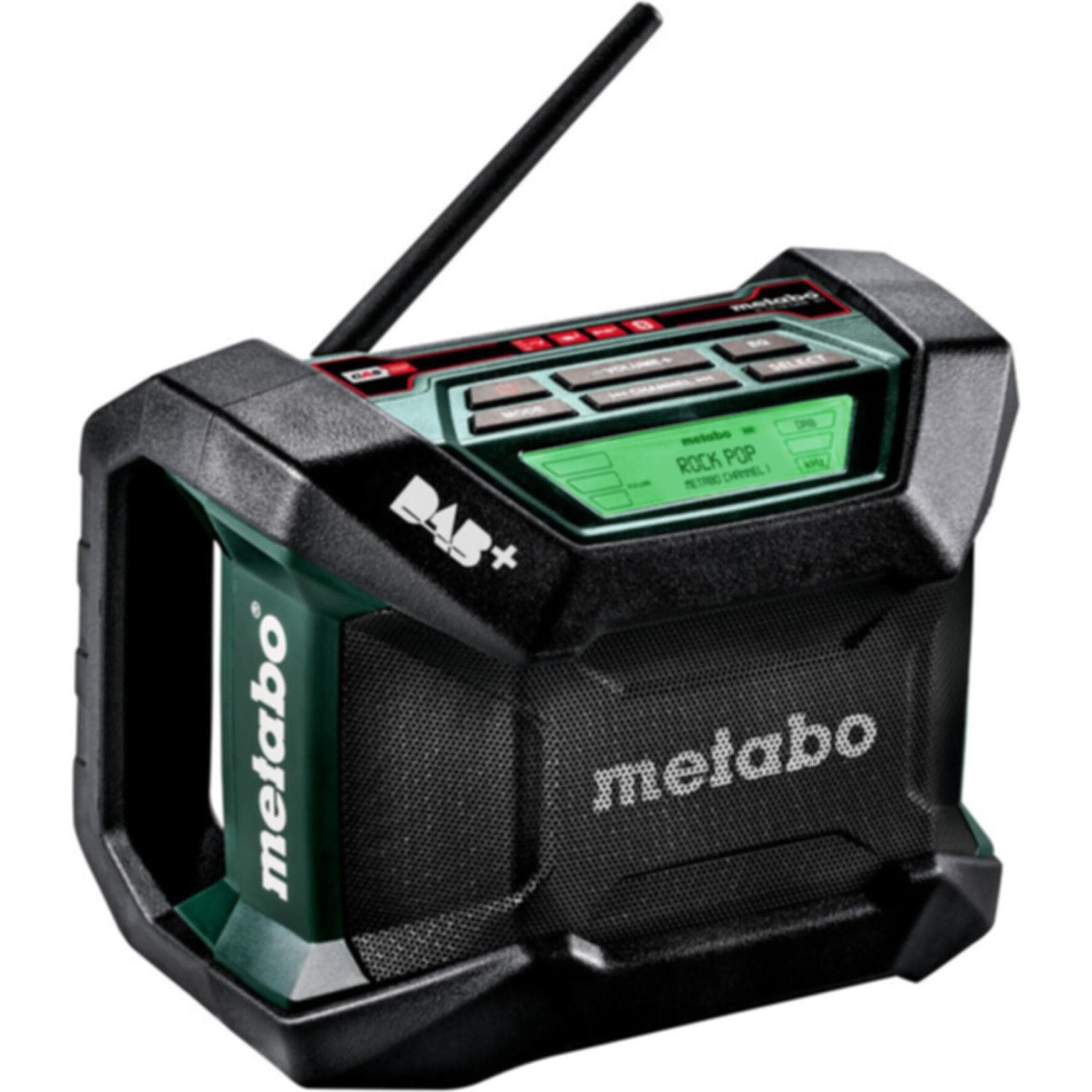 Metabo R 12-18 DAB+ BT (AM, DAB+ DAB, FM, Bluetooth), Radio, Noir