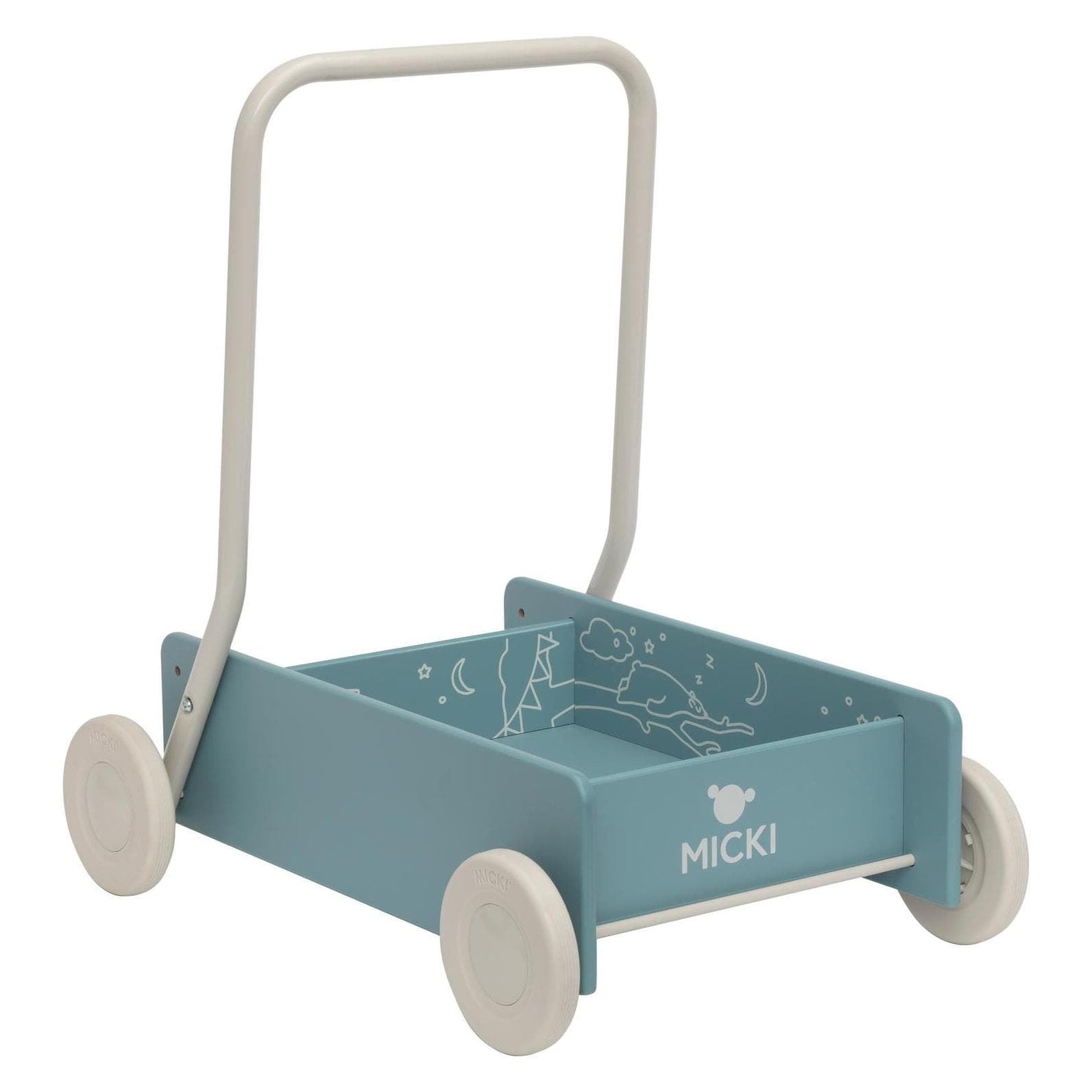 Micki Chariot D'Apprentissage Bleu