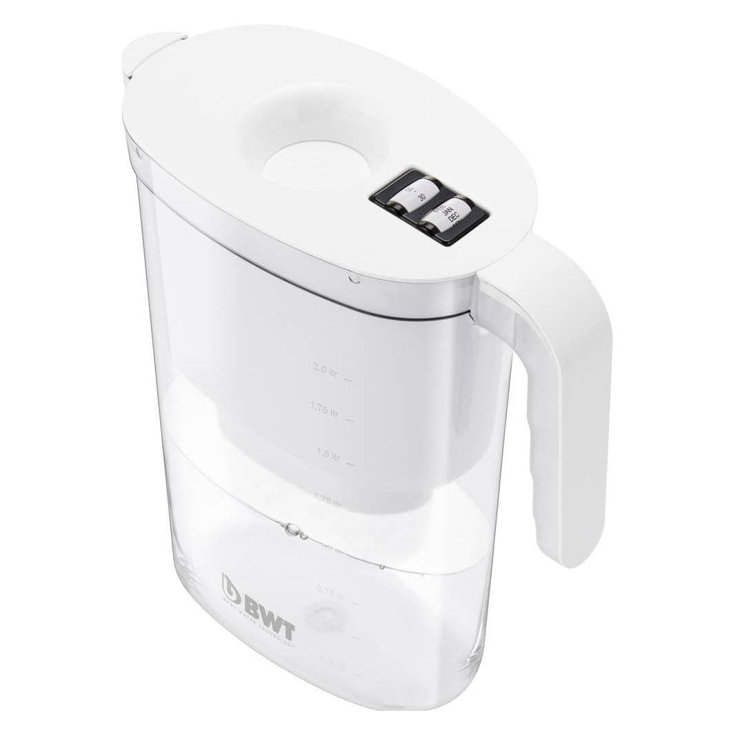 BWT Vida avec 1 cartouche filtrante, Carafe filtrante, Blanc