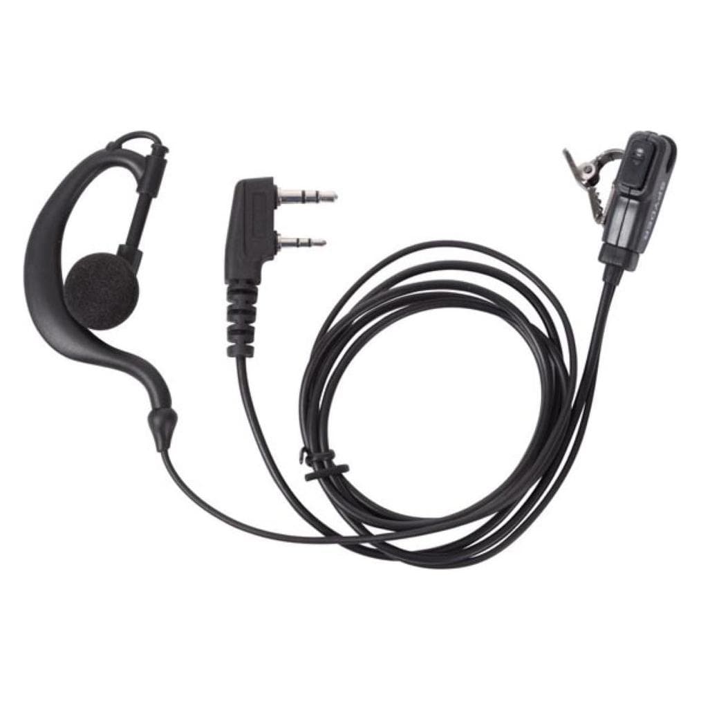 PNI Casque avec microphone HS81 à 2 broches de type PNI-K, compatible avec HP 8001L et Kenwood- et, Talkie walkie : accessoires