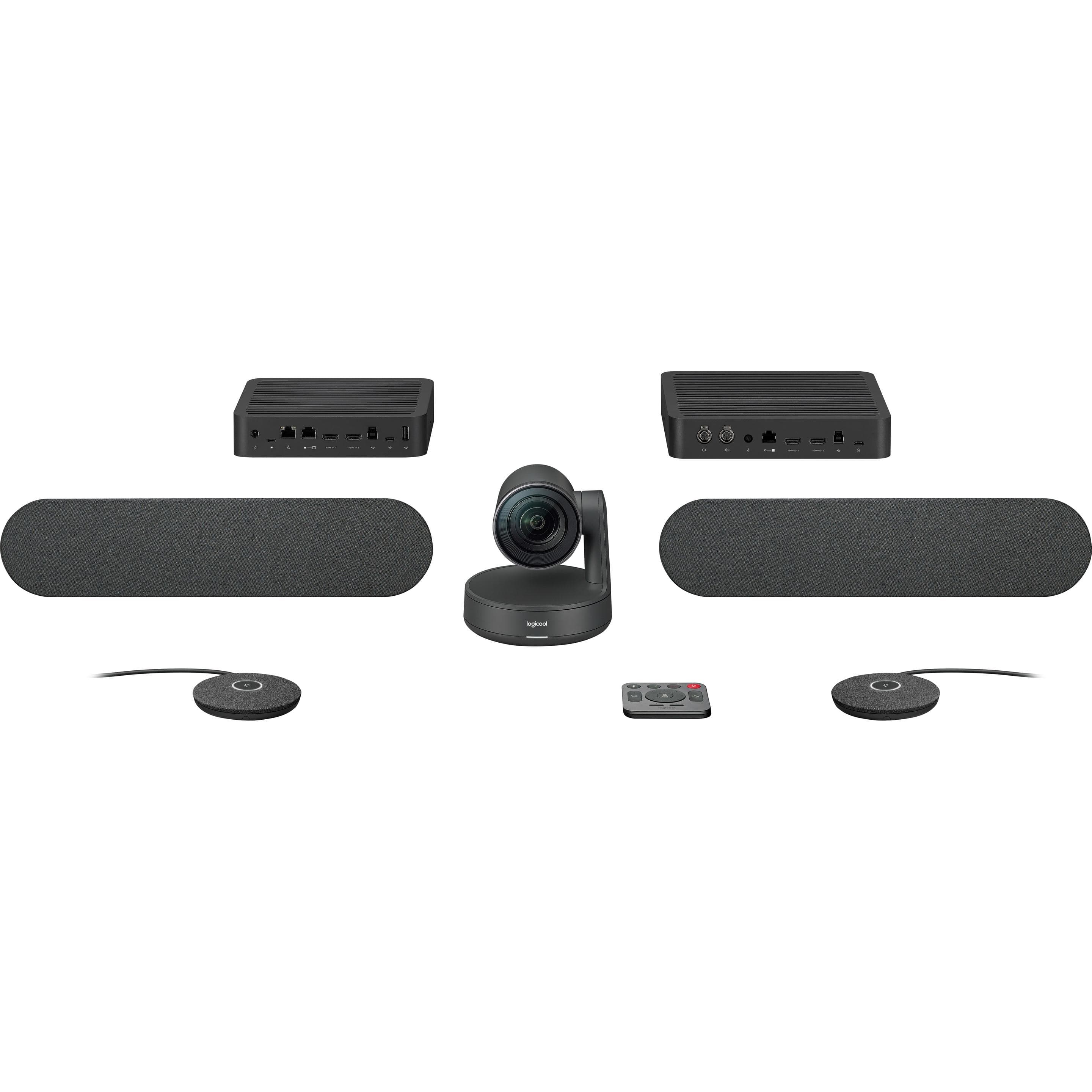 Logitech Rally Plus, Solution de conférence, Noir