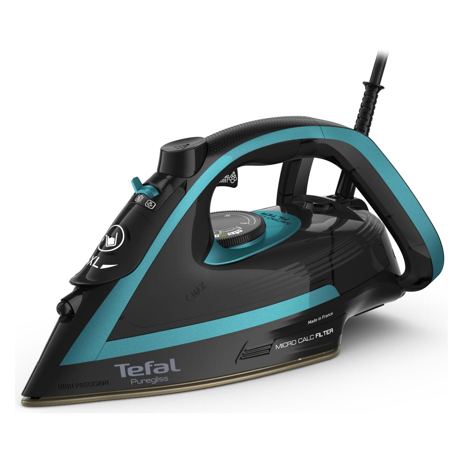 Tefal IRON FV8066E0, Fer à repasser, Bleu, Noir