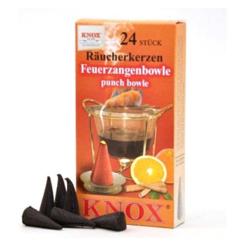 Knox, Bâtonnets d'encens, Cônes d'encens - Feuerzangenbowle 24 pcs, cônes