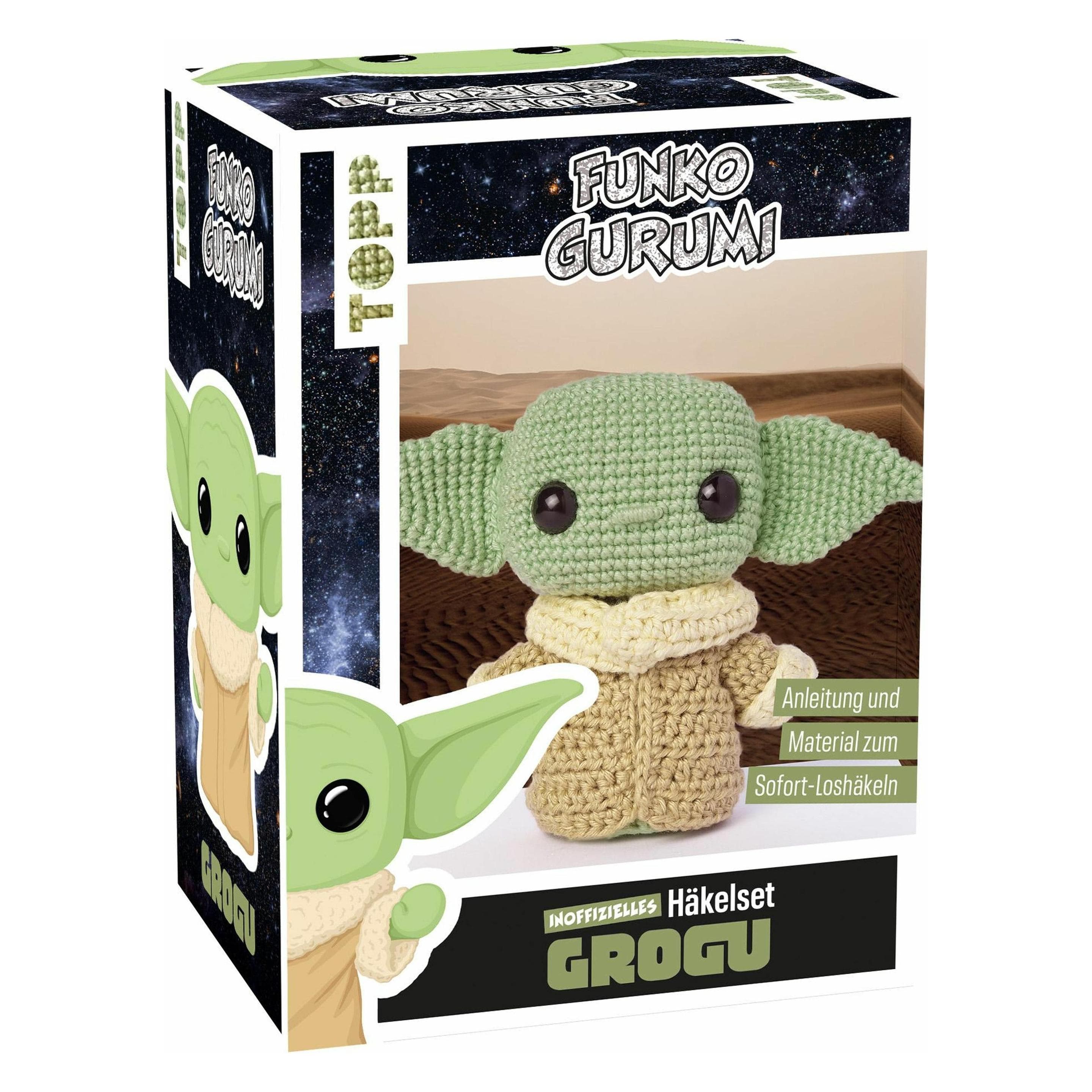 Frech Funkogurumi Grogu kit de crochet, Kit de travail manuel, Multicolore