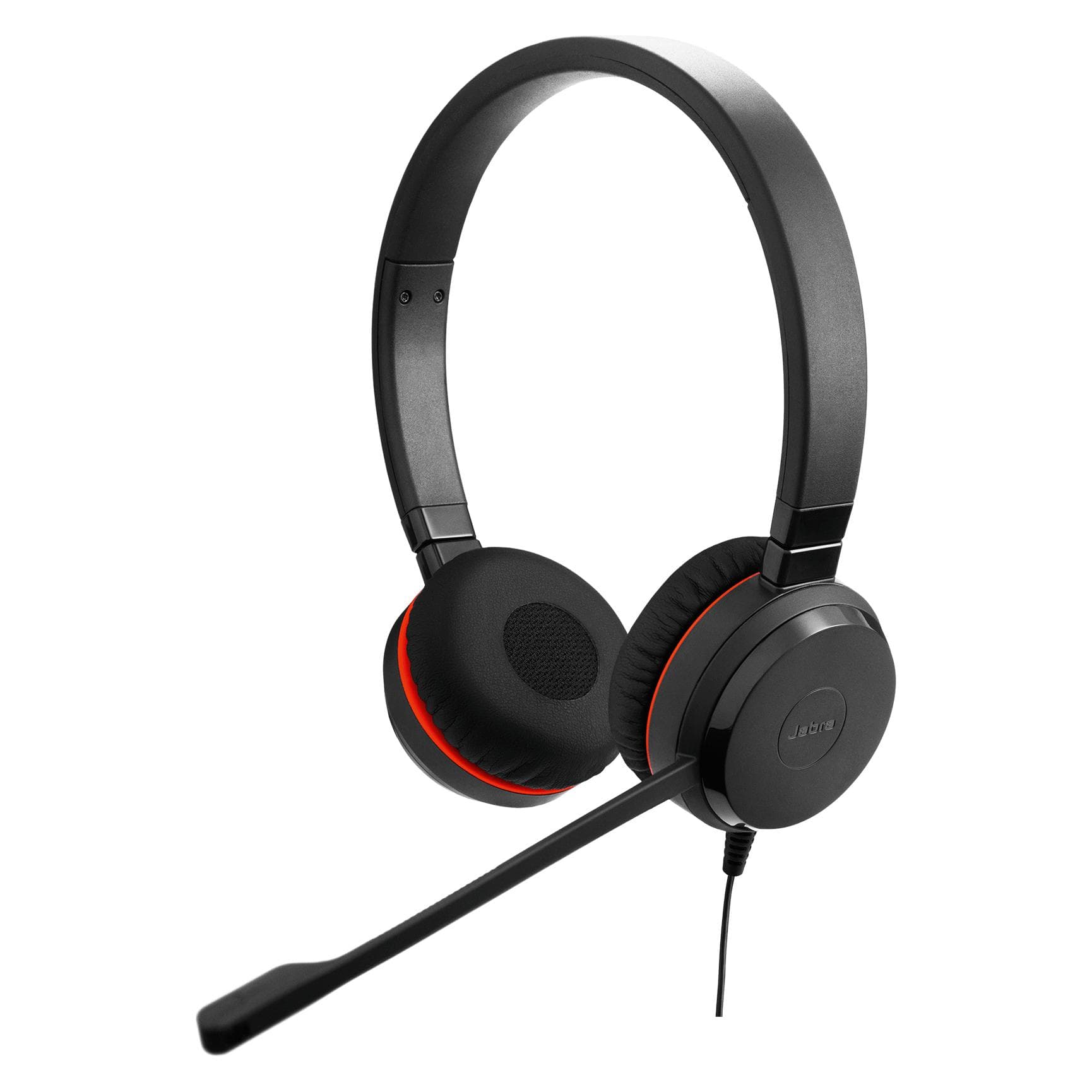 Jabra Evolve 30 II Stereo (Filaire, Avaya, Cisco, Skype), Casque micro de bureau, Noir