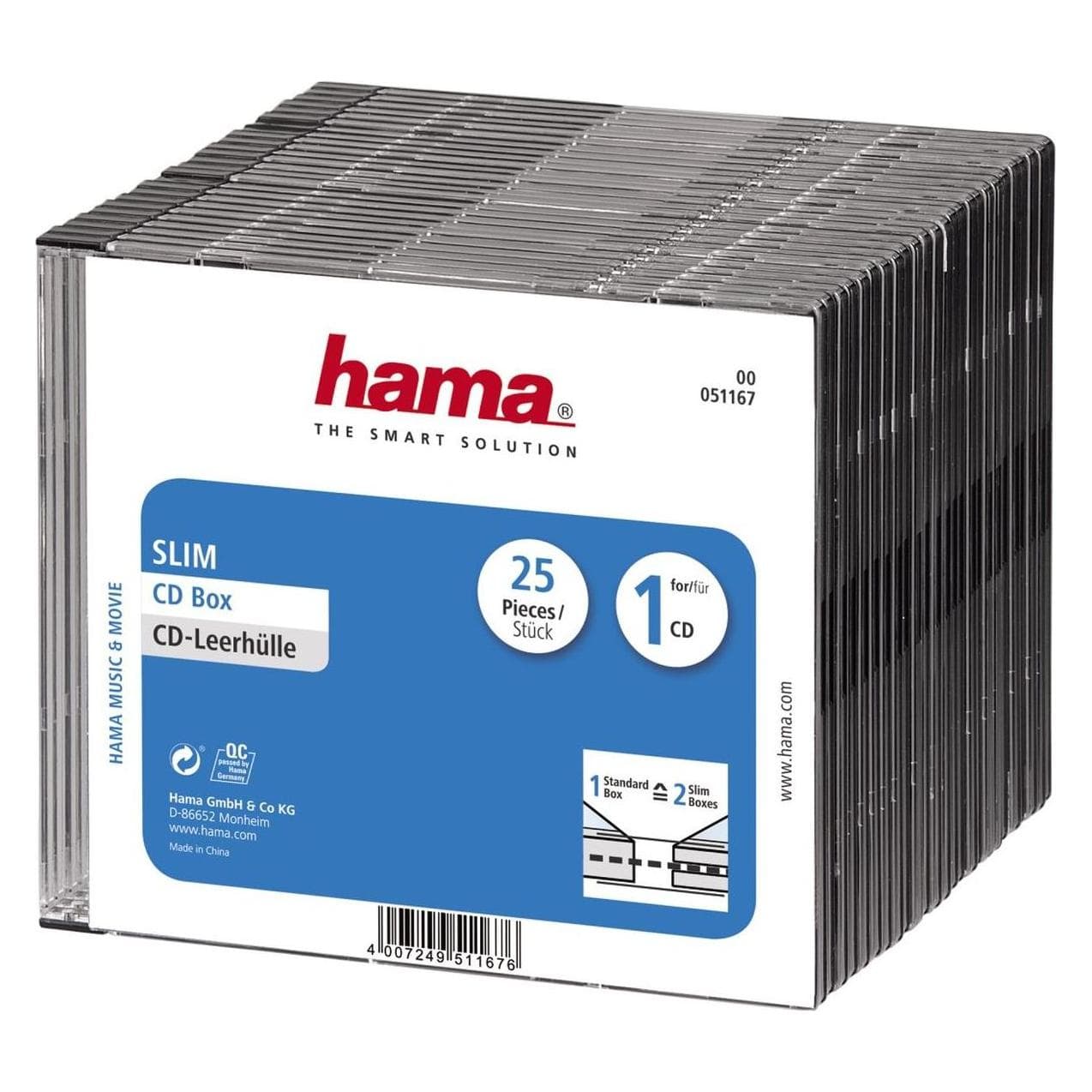 Hama Pochettes vierges de CD, CD + DVD : accessoires