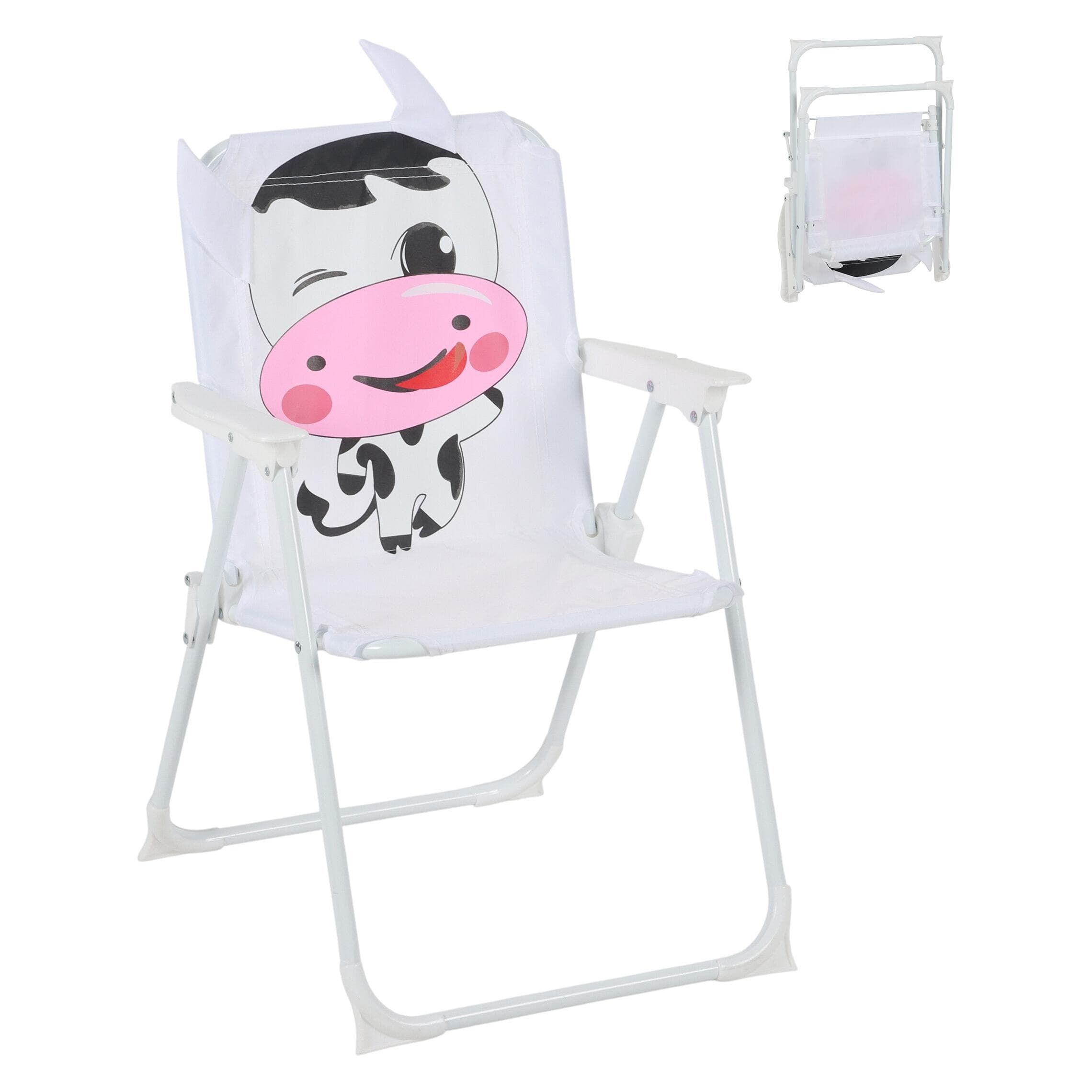 Relaxdays, Chaises + table pour enfant, Chaise-pliante-enfant (Chaise haute)