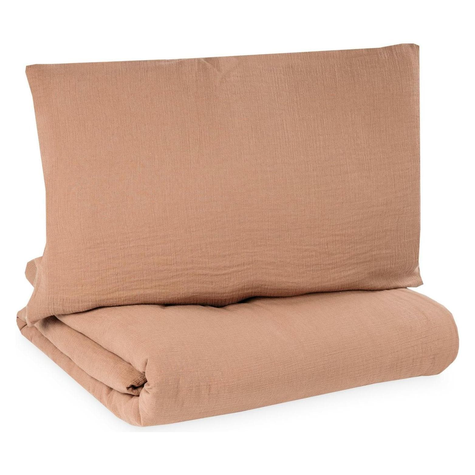 Julius Zöllner, Linge de lit pour enfants, Parure de lit enfant mousseline Dune 100 x 135 cm + 40 x 60 cm (135 x 100 cm, 60 x 40 cm)