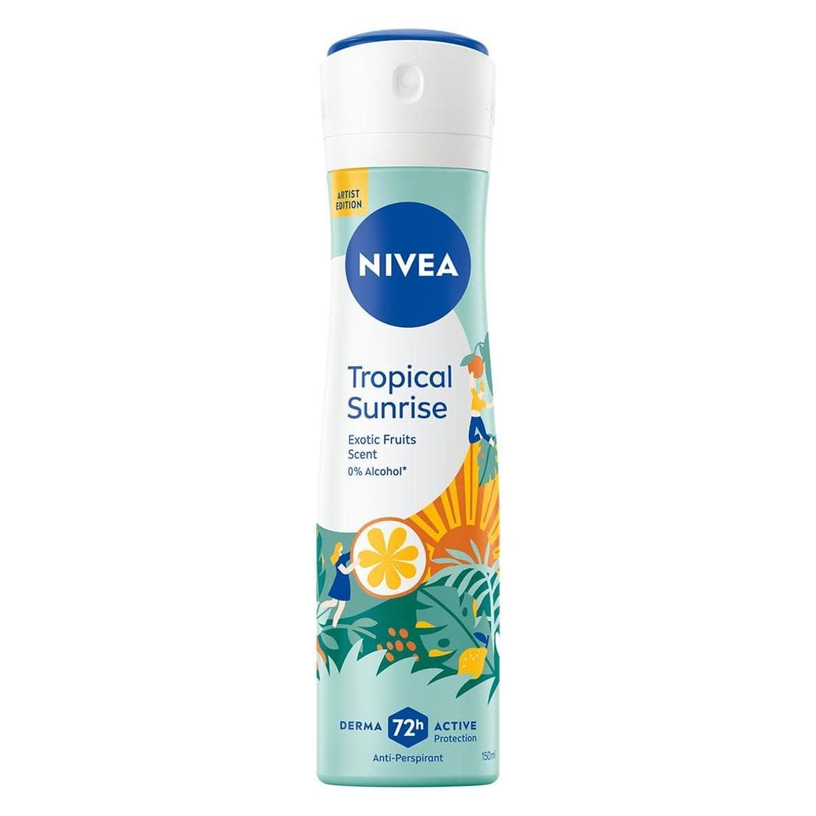 NIVEA, Déodorant, Lever de soleil tropical (Spray, 150 ml)