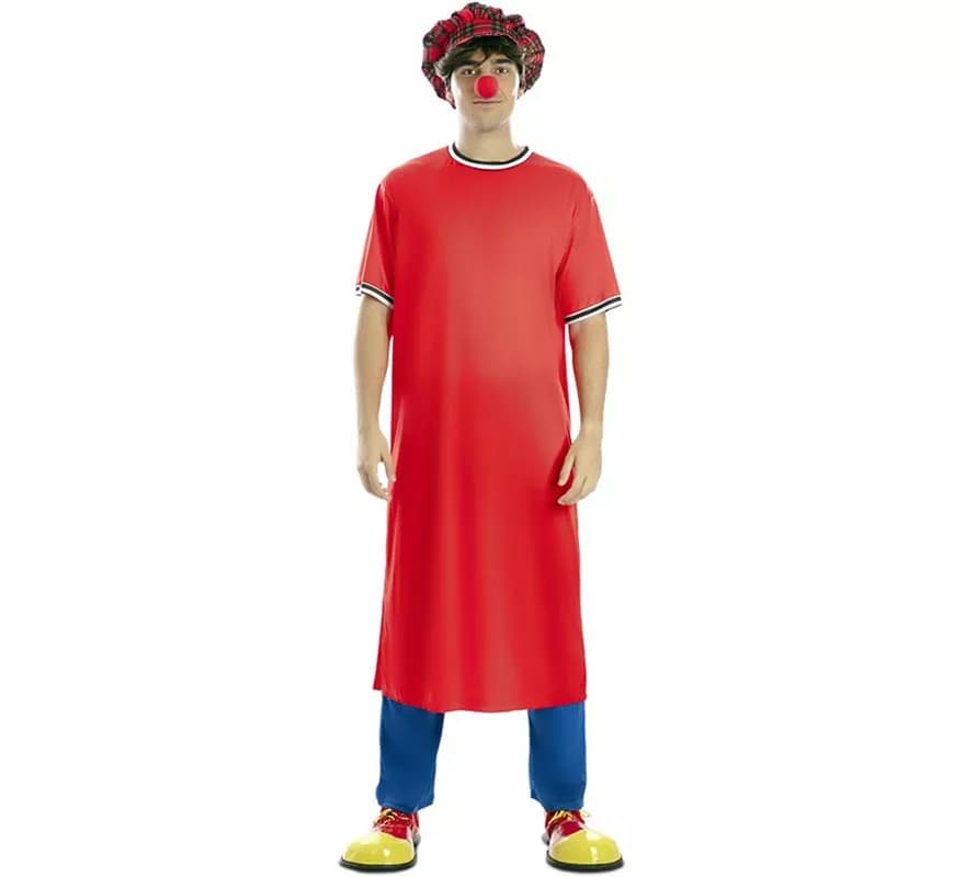 Costume de clown télévisé pour homme