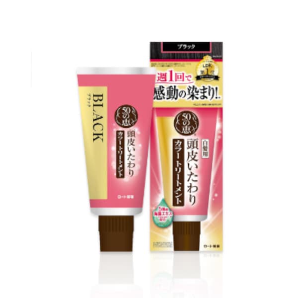 Rohto Mentholatum - Soin colorant pour le cuir chevelu 50 Megumi - 150g - Black