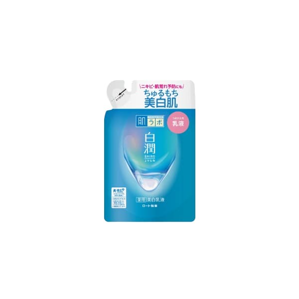 Rohto Mentholatum - Recharge d'émulsion blanchissante Hada Labo Shirojyun - 140 ml
