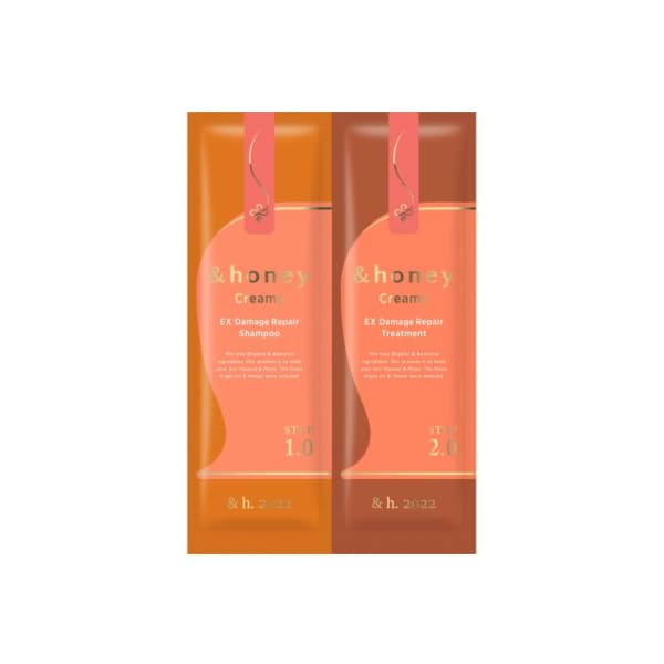 ViCREA - & Honey Creamy Ex Damage Repair Coffret d'essai de shampoing et de traitement 1 jour - 10ml?10g