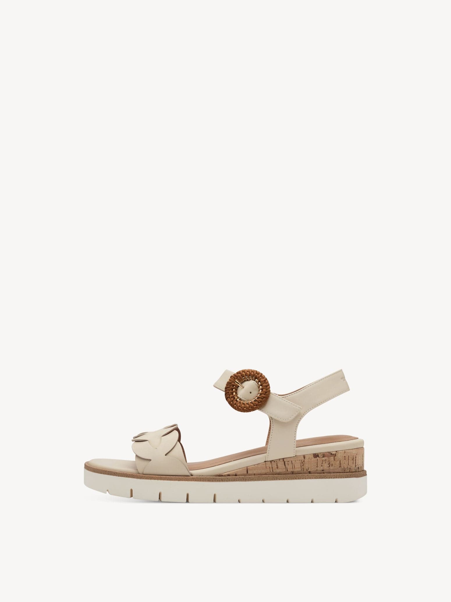 Sandale à talon beige - 39