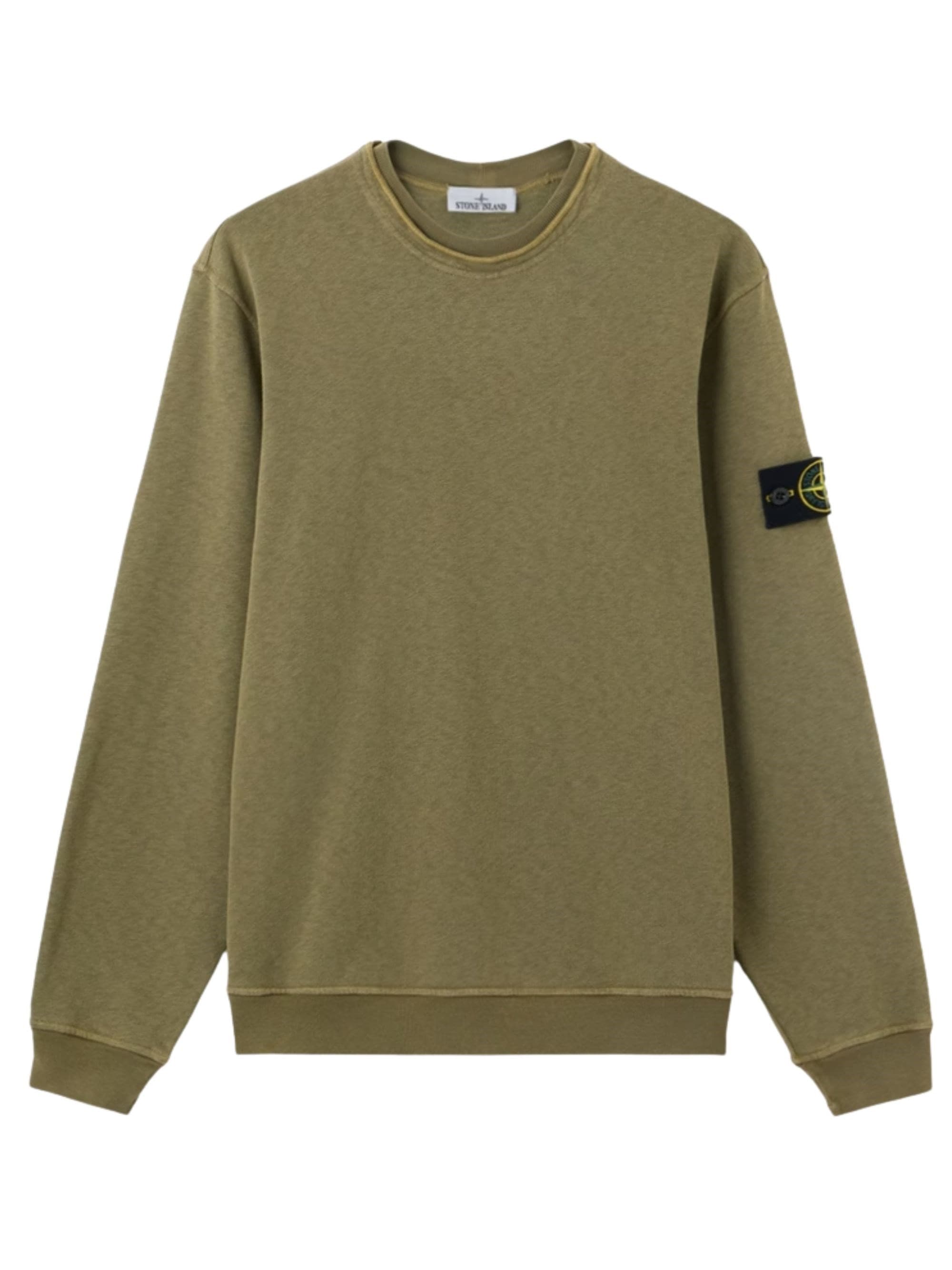 Stone Island Crew Neck Sweater With Logo