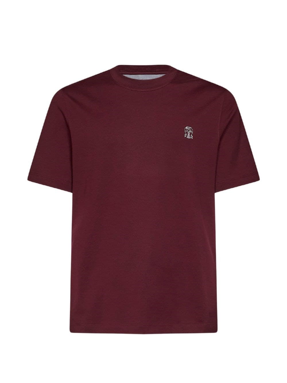Brunello Cucinelli Logo Cotton T-Shirt