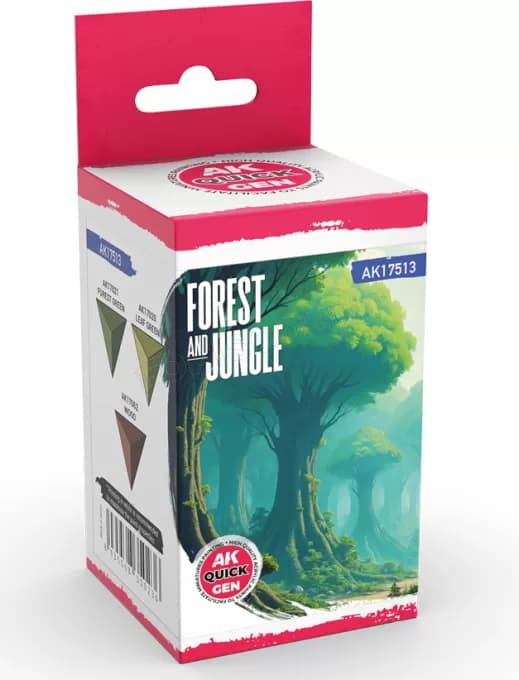 Ak Interactive Quick Gen - Forest & Jungle (Set 3 Refs) #DEFAULT