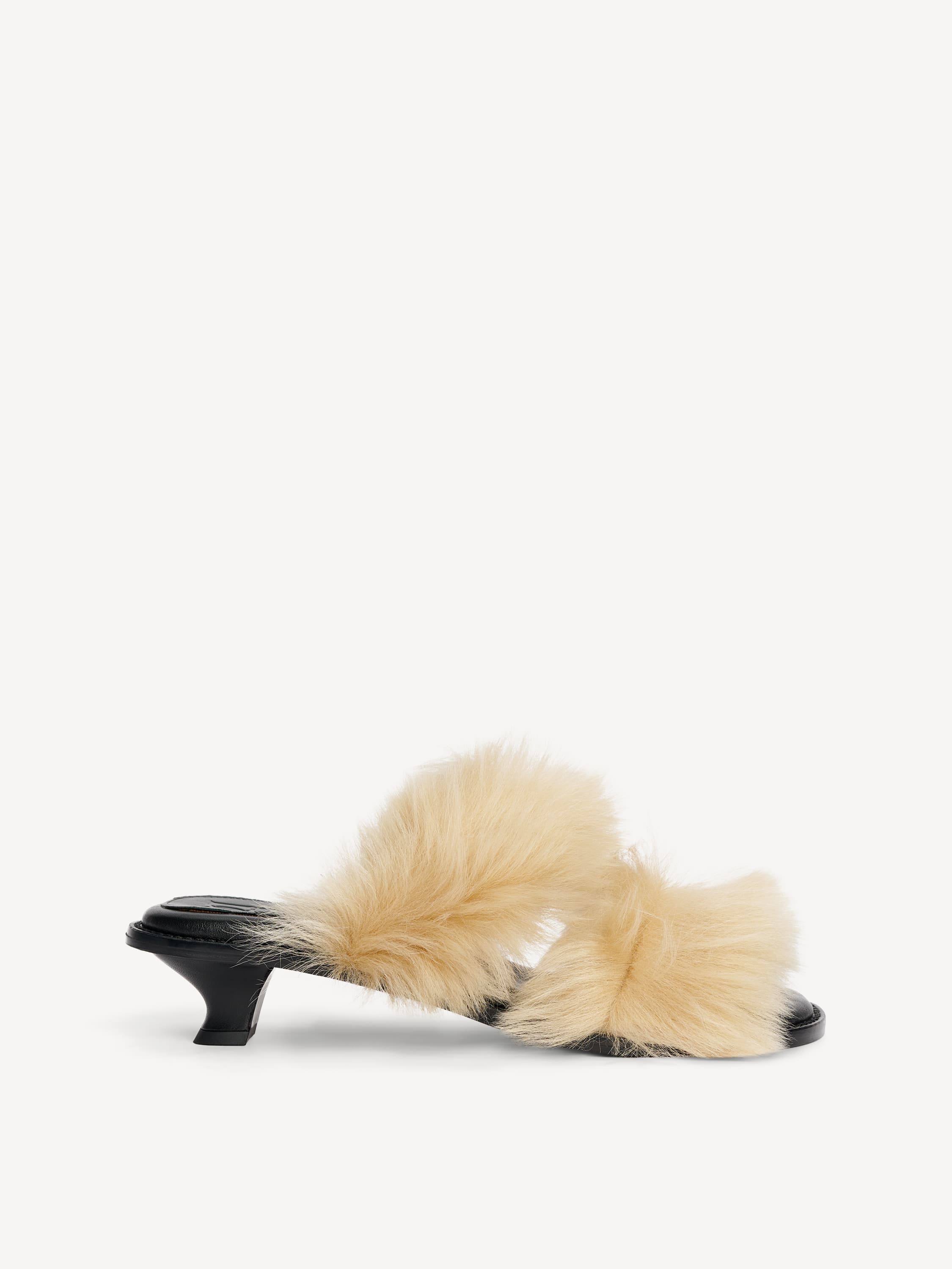 Sandales en shearling Tianna