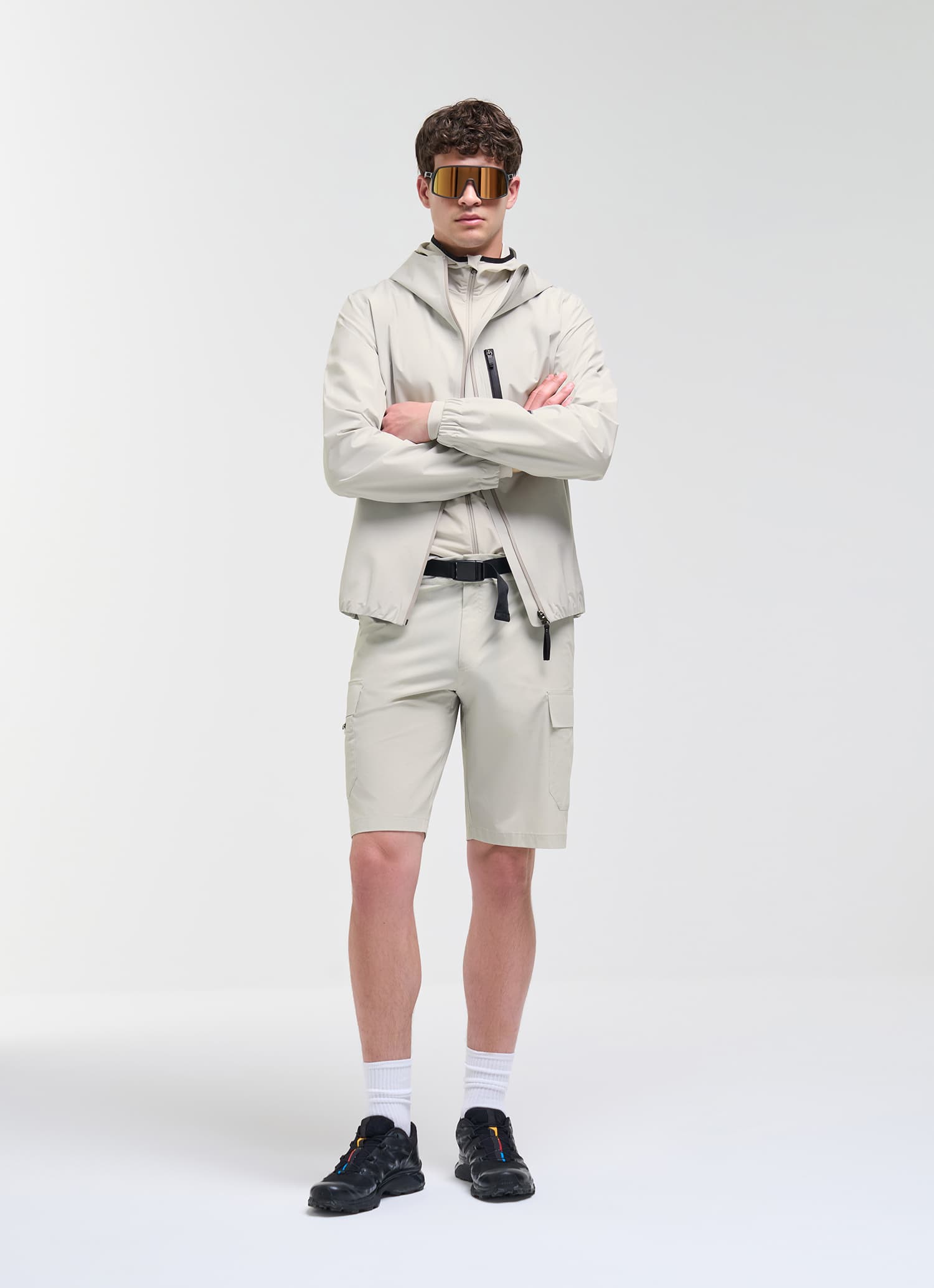 Colmar, Bermuda Cargo En Tissu Biélastique, Couleur: Beige Purity, Taille: 50