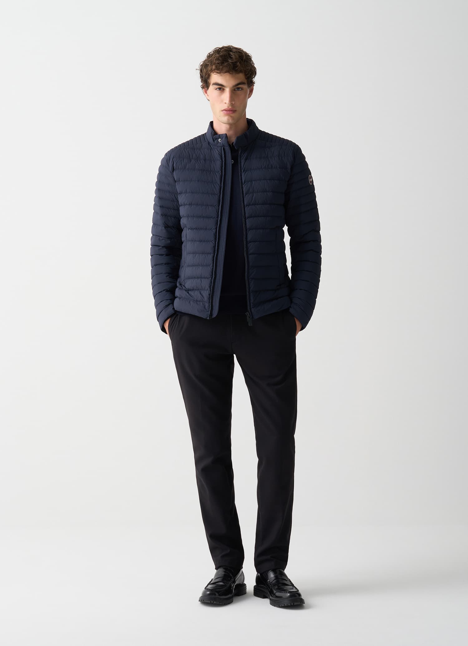 Colmar, Doudoune Motard Mate, Couleur: Bleu Foncé Navy, Taille: 50