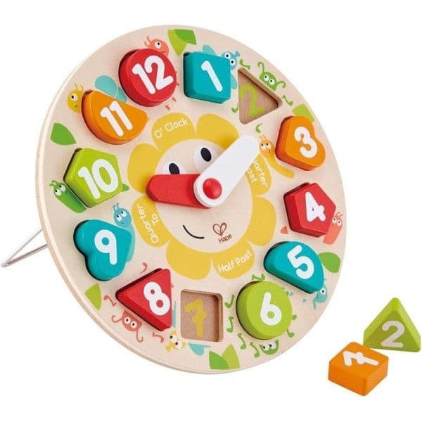 Jouets en bois Puzzle à grosses pièces Horloge Hape® - Jouets en bo