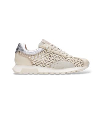 Hispanitas pour femme. RHV264741 Oregon Sneakers beige (38), Cuir, Plat, Lacets, Casuel