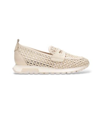Hispanitas pour femme. RHV264856 Baskets Oregon blanc cassé (37), Beige, Plat, 1 à 3 cm, Aucun, Casuel
