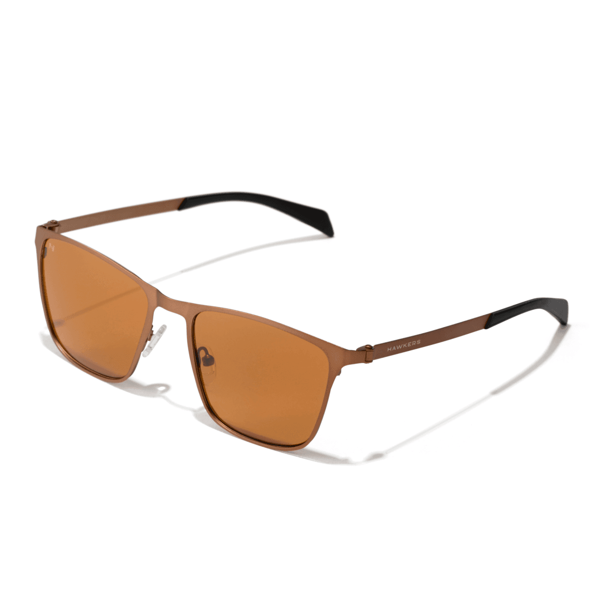 Nos Lunettes de Soleil Hawkers One Flex - Metallic Brown Coffee