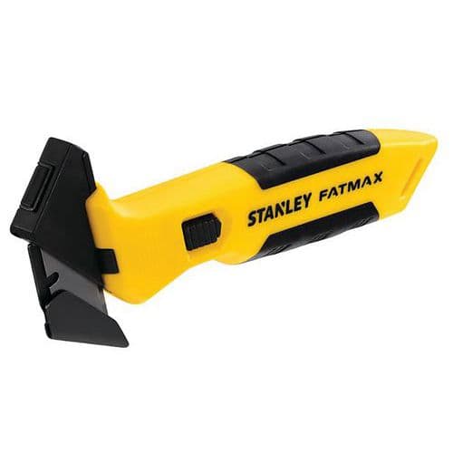 stanley 1 couteau de sécurité bimatière à lame encastrée - fatmax