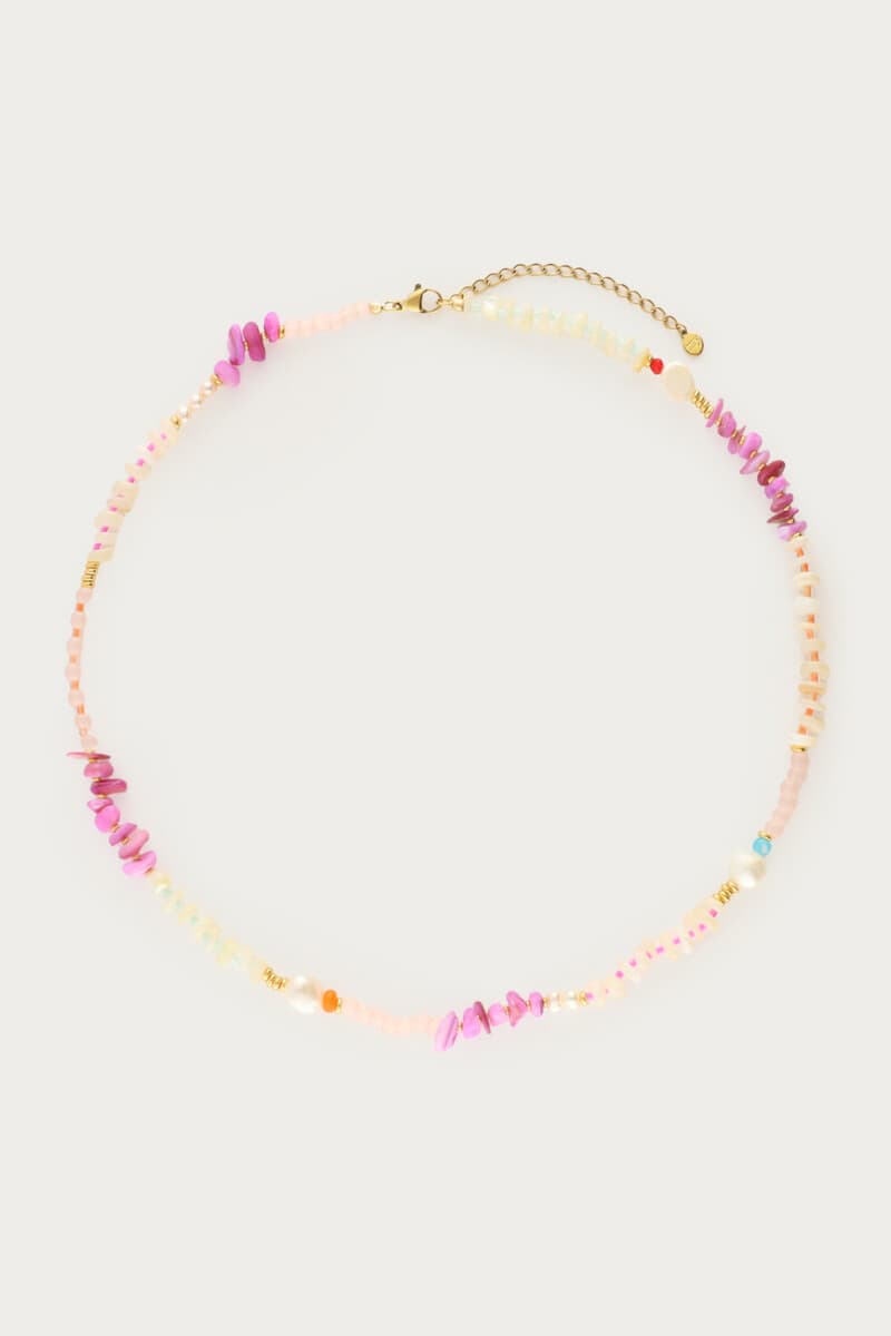 Collier Art multicolore de perles fantaisie et perles d’eau douce | My Jewellery