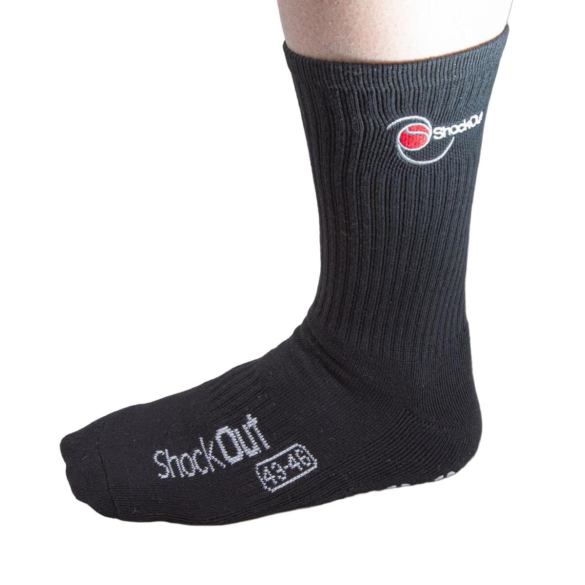 Pack 2 Uds Chaussettes Shock Out Traction Noir/blanc 39/42 Taille 39/42
