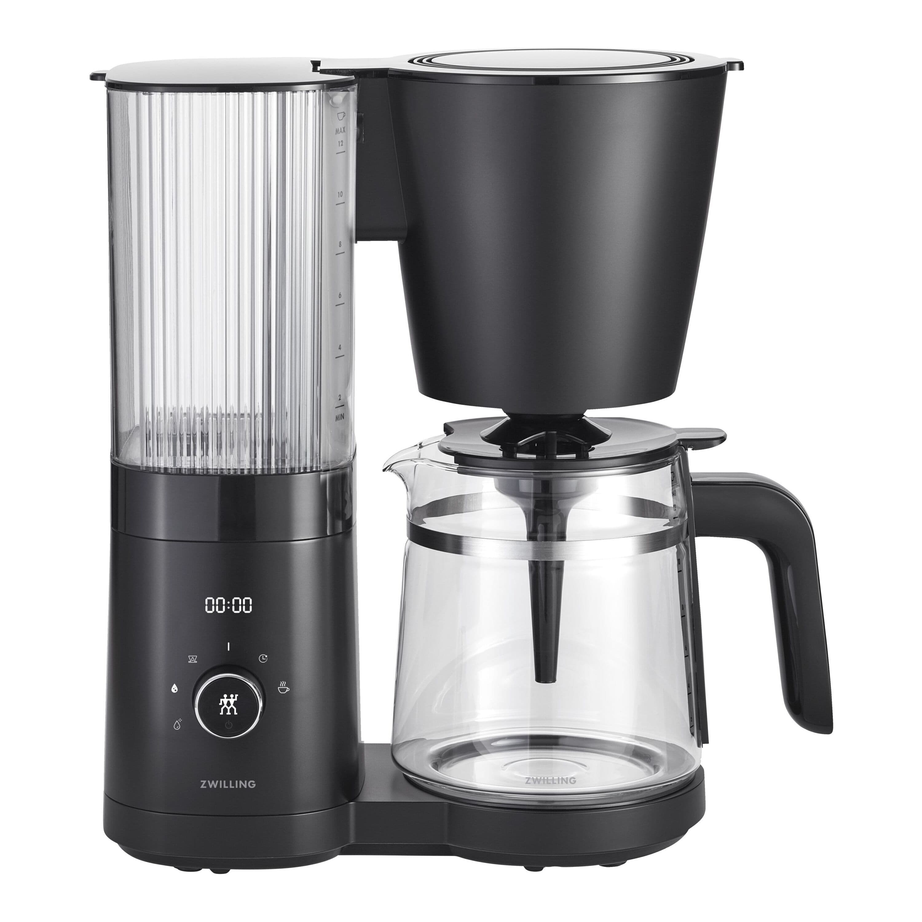 ZWILLING Enfinigy Cafetière avec filtre, 1,5 l, Noir mat