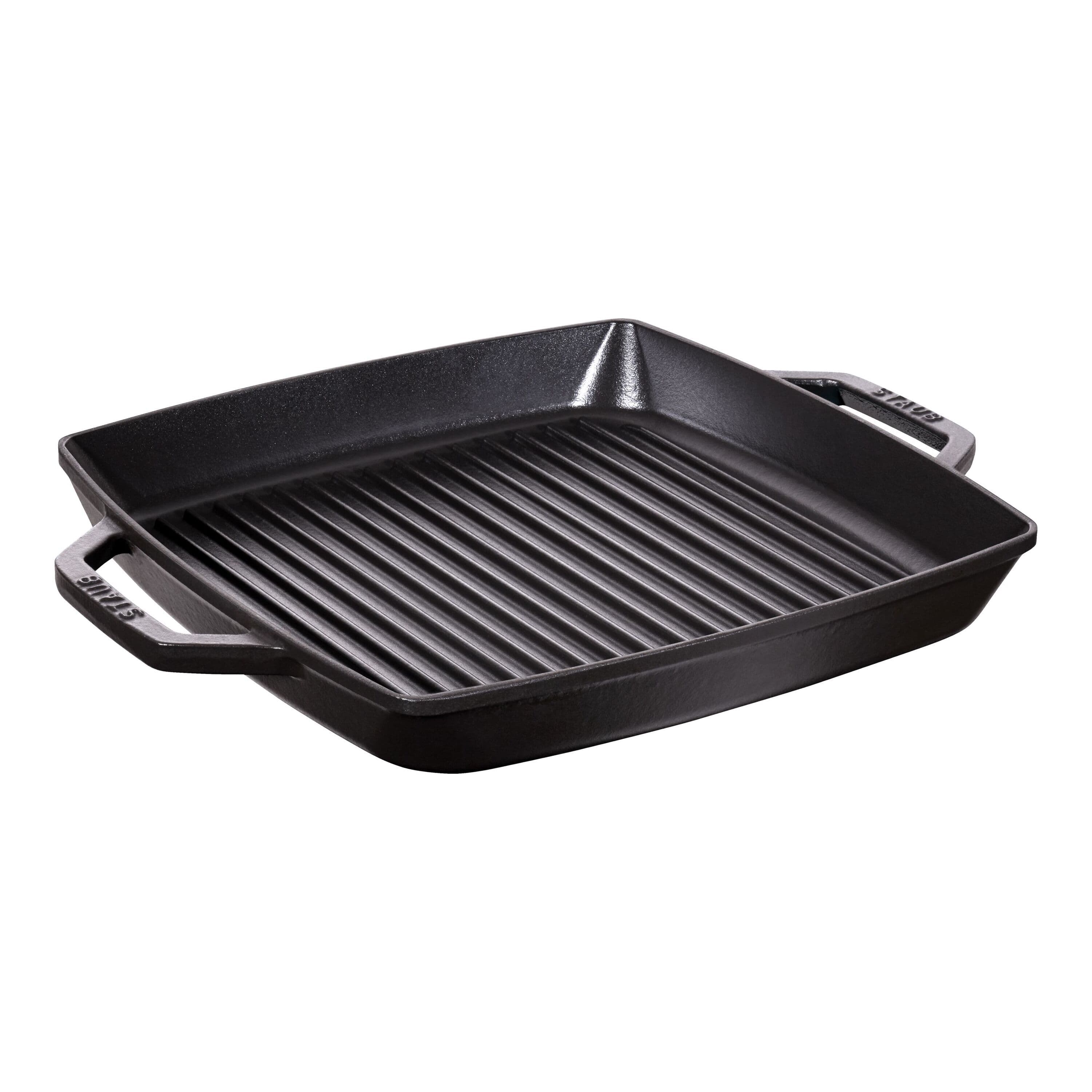 Staub Grils Gril 33 cm, Fonte, Noir mat